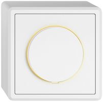AP-Dimmer EDIZIO.liv SNAPFIX® bel.gb Phasenanschnitt 40…600W/40…600VA ws