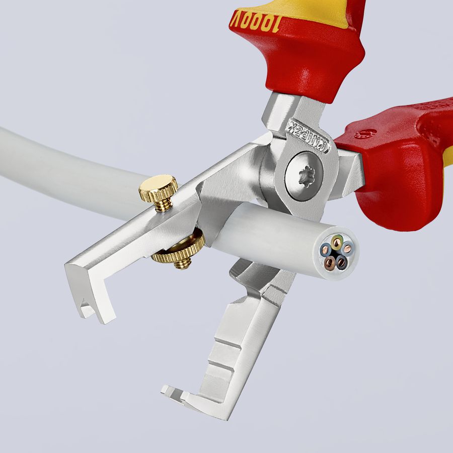 Abisolierzange KNIPEX VDE Ø0.5mm/10mm² 180mm