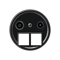 Multimediadose TV-R origin Durchgangsdose 15dB 1.7dB schwarz