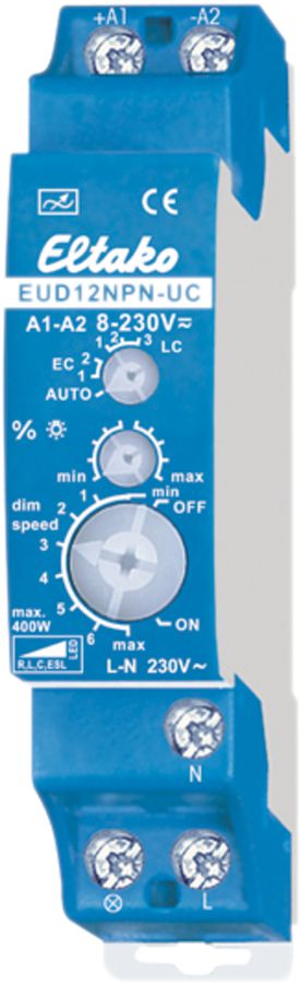REG-Ferndimmer Eltako EUD12NPN-UC 400W 1TE