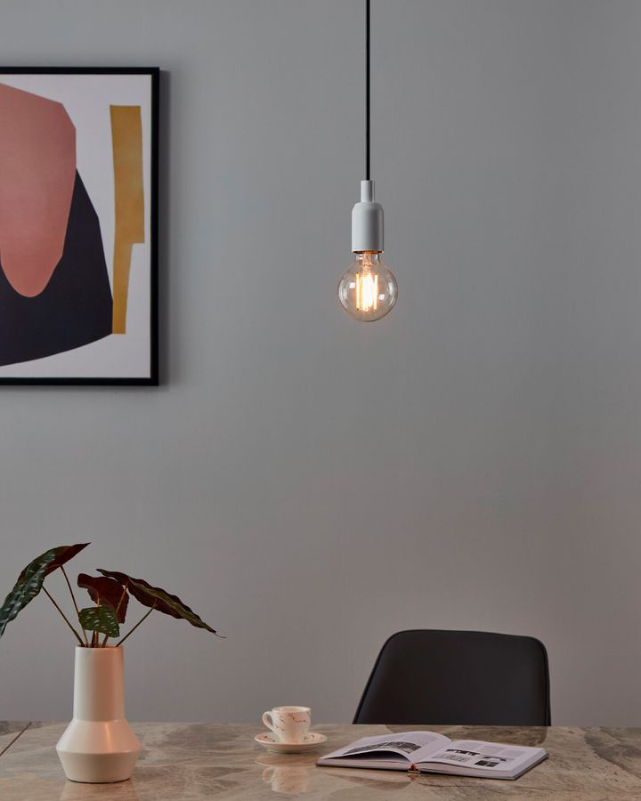 LED-Lampe Eglo CONNECT.Z E27 8W 2200…6500K G80 klar weiss Bt/BLE DIM Ø80mm