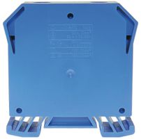 Morsetto di passaggio componibile WZ 35…70mm² 192A 1000V vite 2×1 DIN 35mm bl