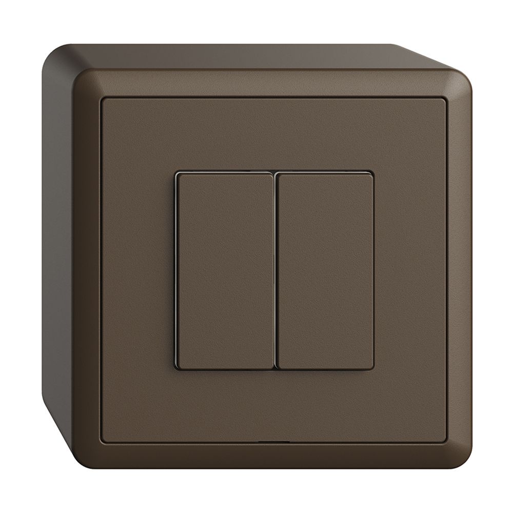 Interruttore AP 2K/2T Edue Wiser coffee