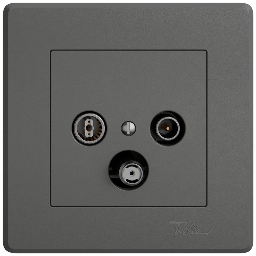 Prise antenne ENC TV-R-SAT EDIZIO.liv SNAPFIX® DB53 prise de dérivation grf