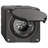 NAP-Schwenktaster NEVO, ohne Zylinder, KS, 0 <- 1, schwarz