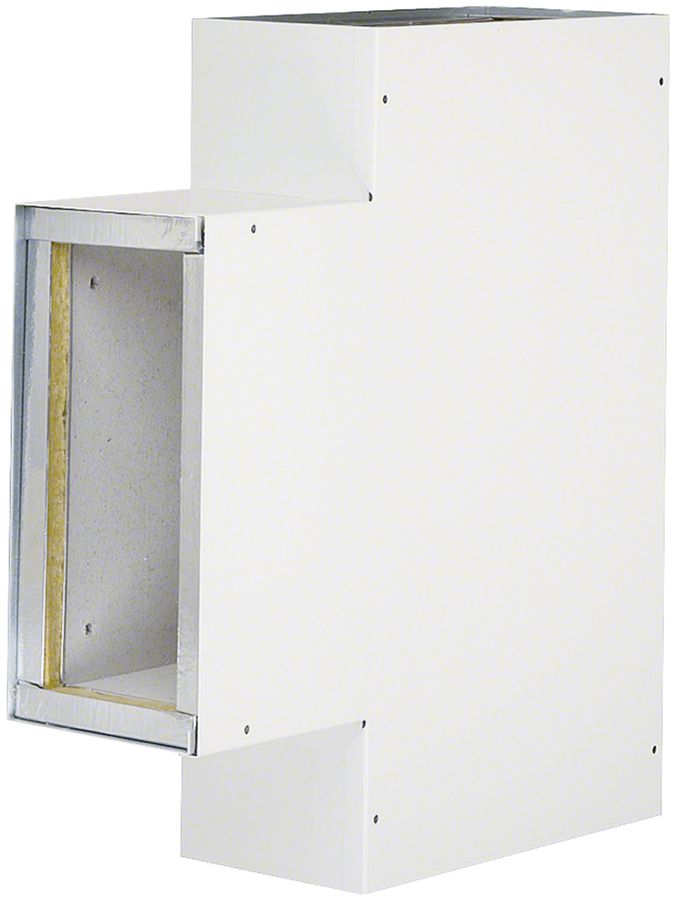 Raccord T tehalit FWK 3E E30 100×260mm, blanc traffic