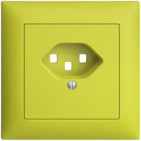 Kit frontal ENC EDIZIOdue lemon 88×88mm 1×T23