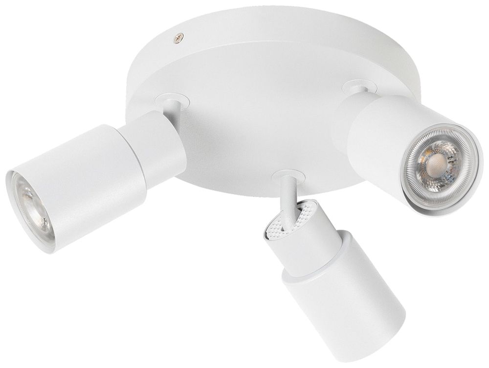 Spot SLV PURI 2.0 Tube CW GU10 3×6W VAR Ø180×113mm blanc