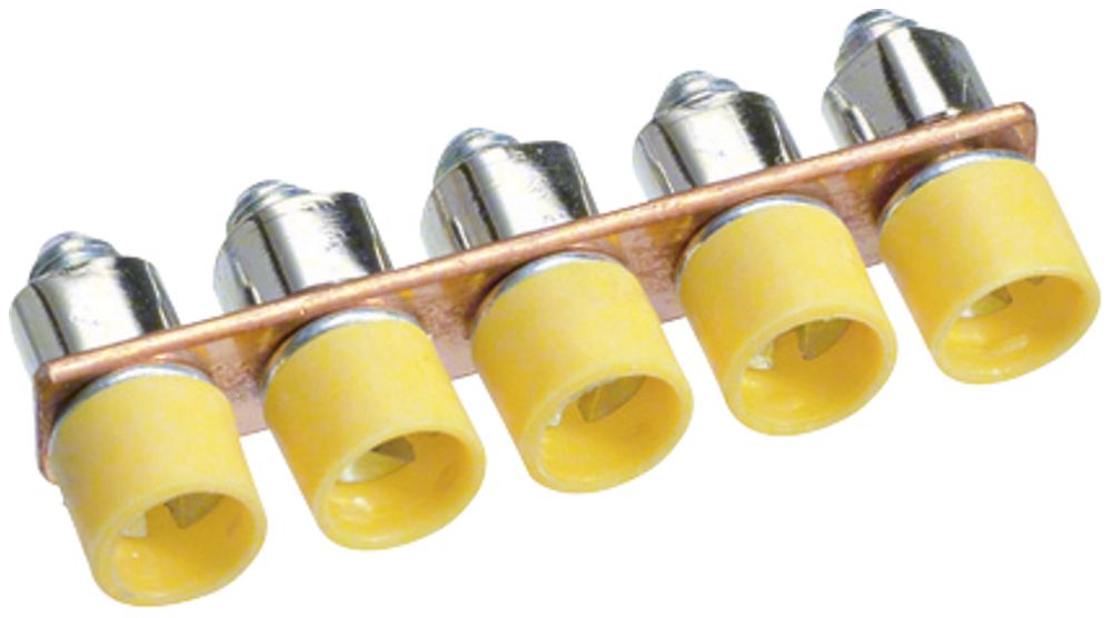 Querverbinder Hager 5×4mm² isoliert schraubbar für KXA04I