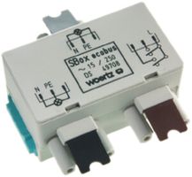 Boîte de dérivation Woertz pour câble plat Power double allumage C1+C4