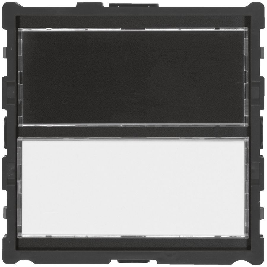 Ruftaster-Modul Hager elcom.modesta f.Türsprechanlage m.LED-Namensschild 1Whg.