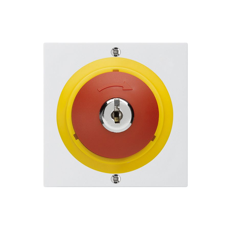 Schlüsseltaster kallysto NOT-AUS weiss