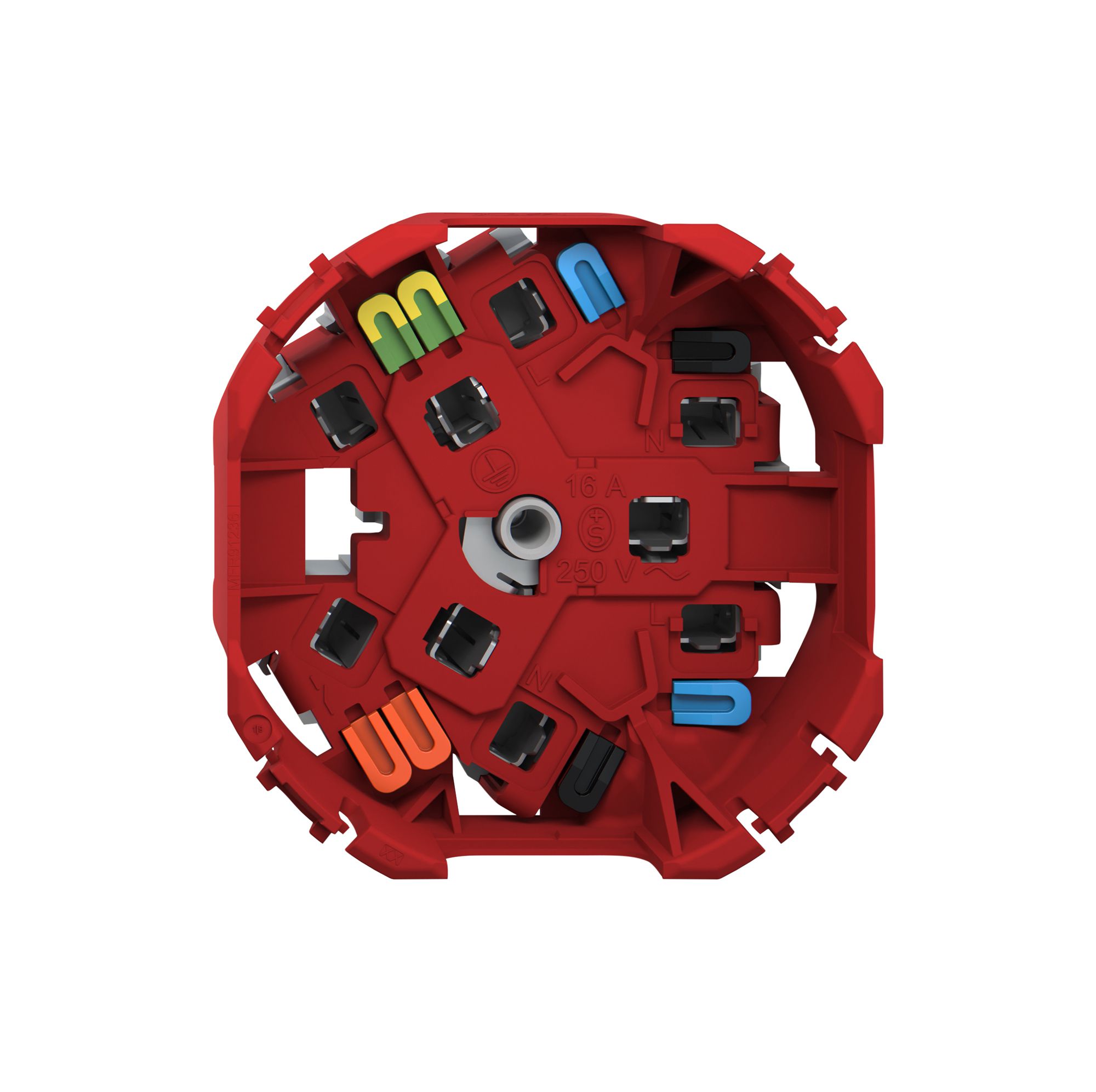 Steckdose Feller SNAPFIX® 3×T23 1×S