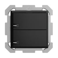 UP-KNX-Taster RGB EDUE, 250mW, m.RGB-LED, 2×Taste, 1×Tastenb., sz