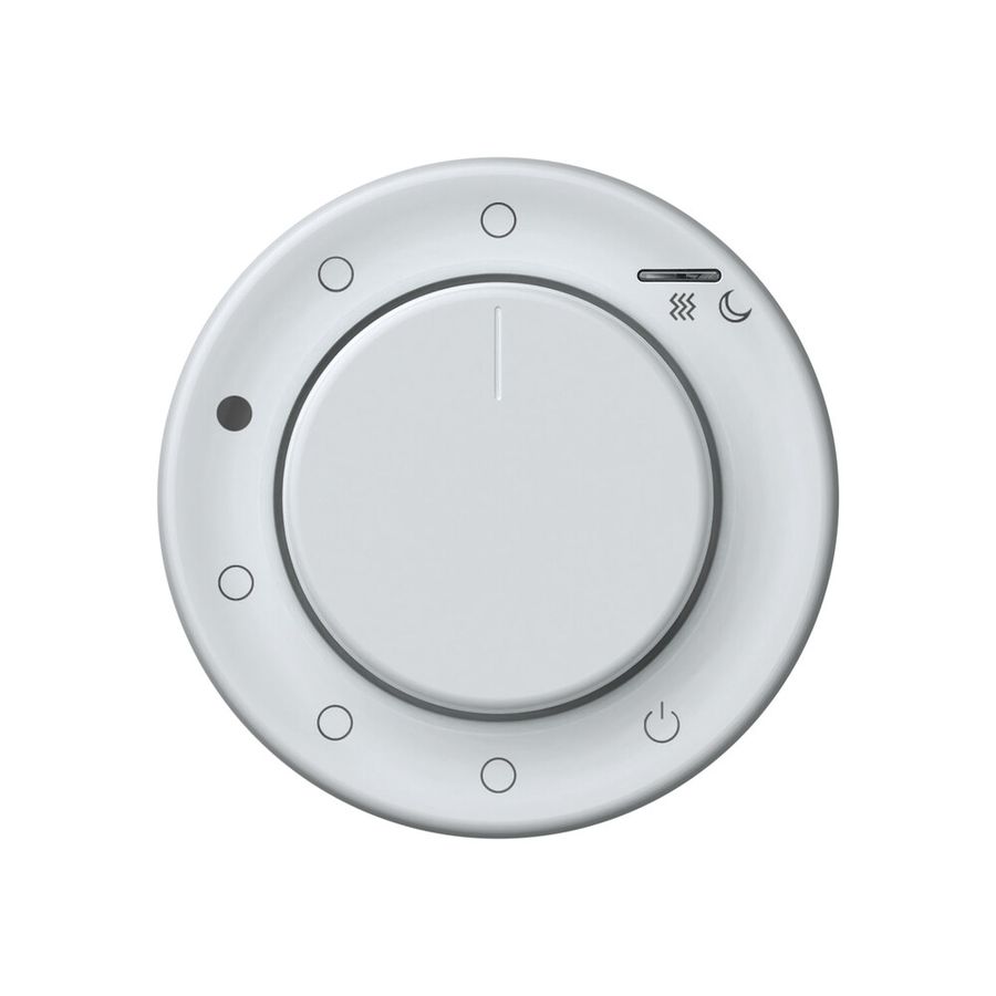 Frontset origin Thermostat 16A 60×60×5mm weiss IP20
