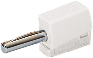 Bananenstecker 4mm WAGO weiss