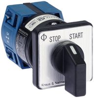 Contact pivotant INC K&N CG4.A176.E, 10A/400V 2L 30×30mm "STOP-START"