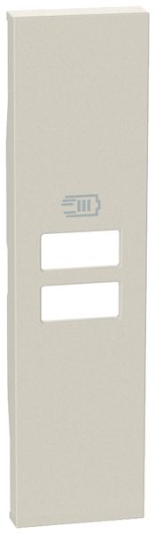 Abdeckung Legrand Living Now 2×USB 22×86×7mm sand IP20