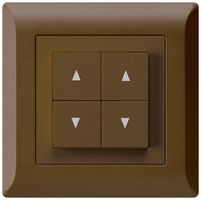 Interruttore per tapparelle INC kallysto.line marrone con 4 tasti