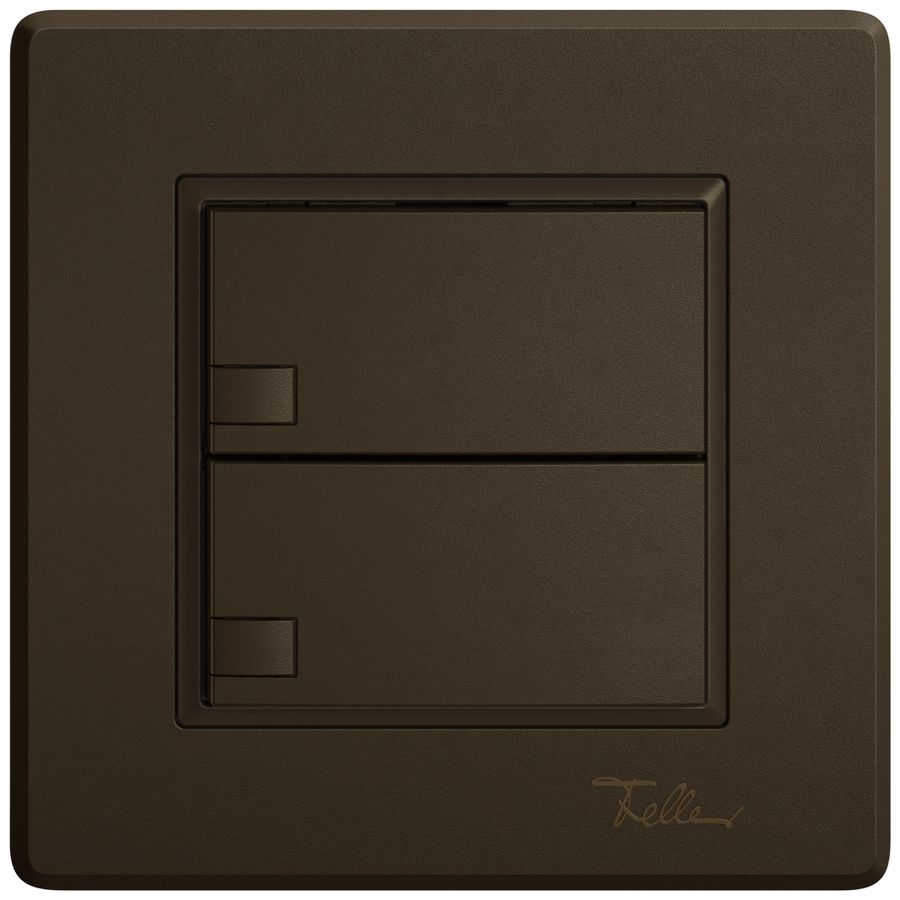 UP-Universaltaster EDIZIO.liv UNI SNAPFIX® 5…48V o.LED 2× 1-Tbed.br