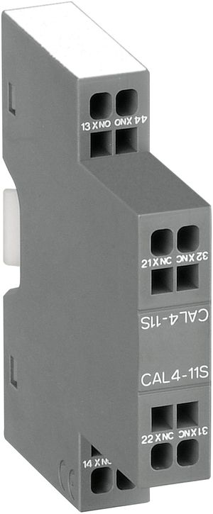 Hilfskontaktblock ABB CAL4-11S, 1S/1Ö 4A AC-15, seitlich