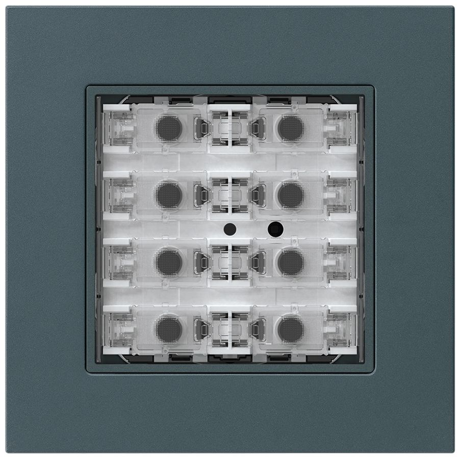 Poussoir KNX ENC KPR p.8×touches 8×points actionnables LED anthracite