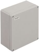 Gehäuse Polyester Weidmüller POK 255×250×120mm glasfaserverstärkt silbergrau