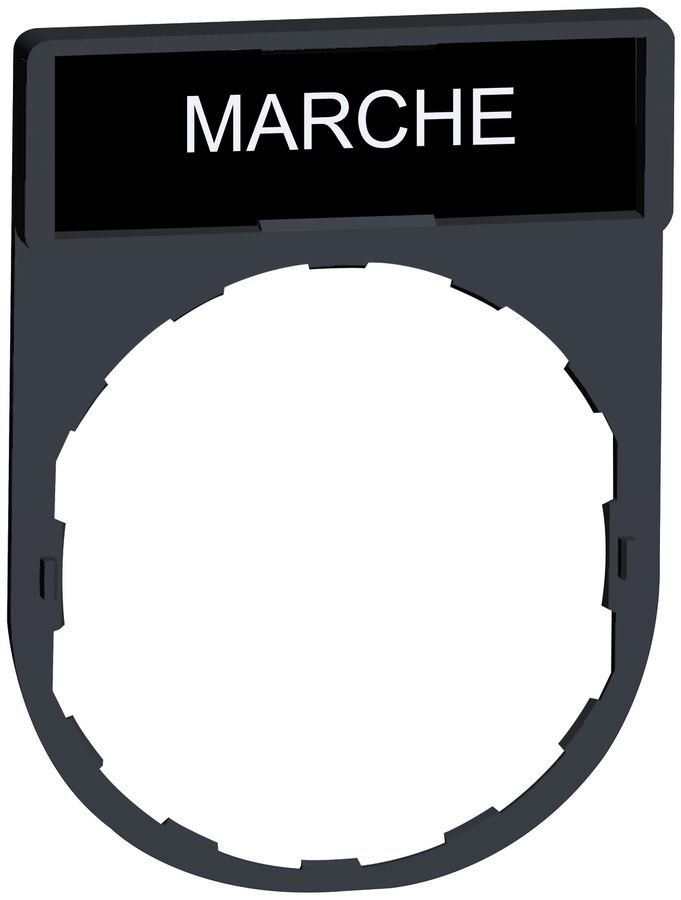 Einlegeschild Schneider Electric Marche