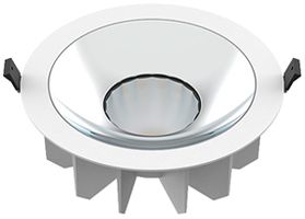 LED-Downlight SLV DOWNLIGHT P 40 22W 4030lm 4000K IP54 WB DALI Ø230×95mm weiss
