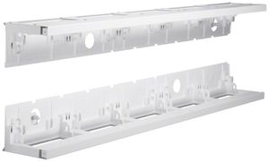 Ober-/Unterteil-Set Hager univers 5F für AP-Rahmen IP30 SK I 1250×160mm 2 Stk