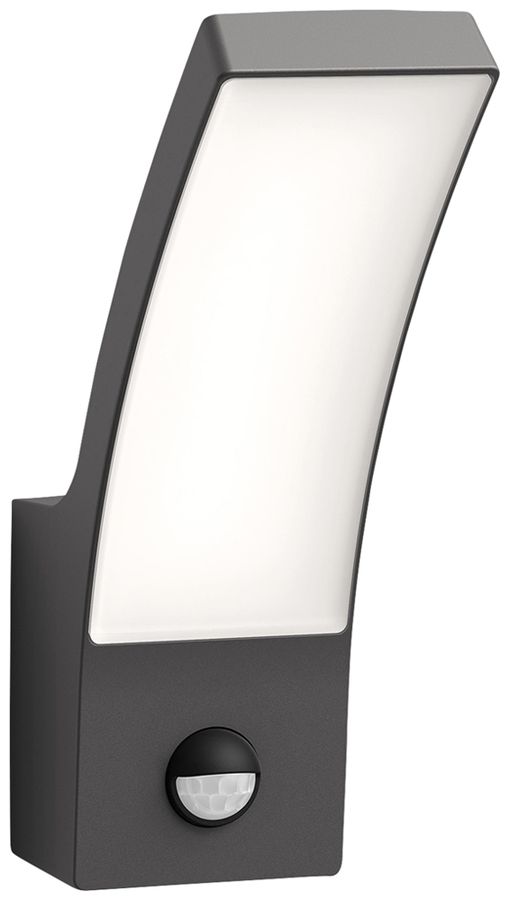Applique LED Philips Splay IR SEN 3.8W 800lm 827 IP44 anthracite