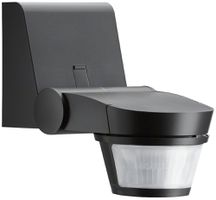 Détecteur de mouvement AP Hager 220° confort fermeture 230V au mur anthracite