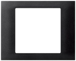 Cadre de recouvrement kallysto 80×100mm enfichable pour boîte ENC G3 noir