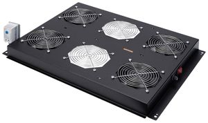 Ventilateur ROLINE 420×50×530mm 230V ventilateur de toiture noir 432m³/h