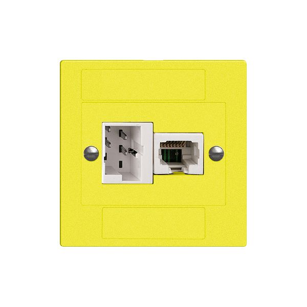 UP-Dose xDSL RJ45/TT83 lemon ITplus EDIZIOdue mit Filter