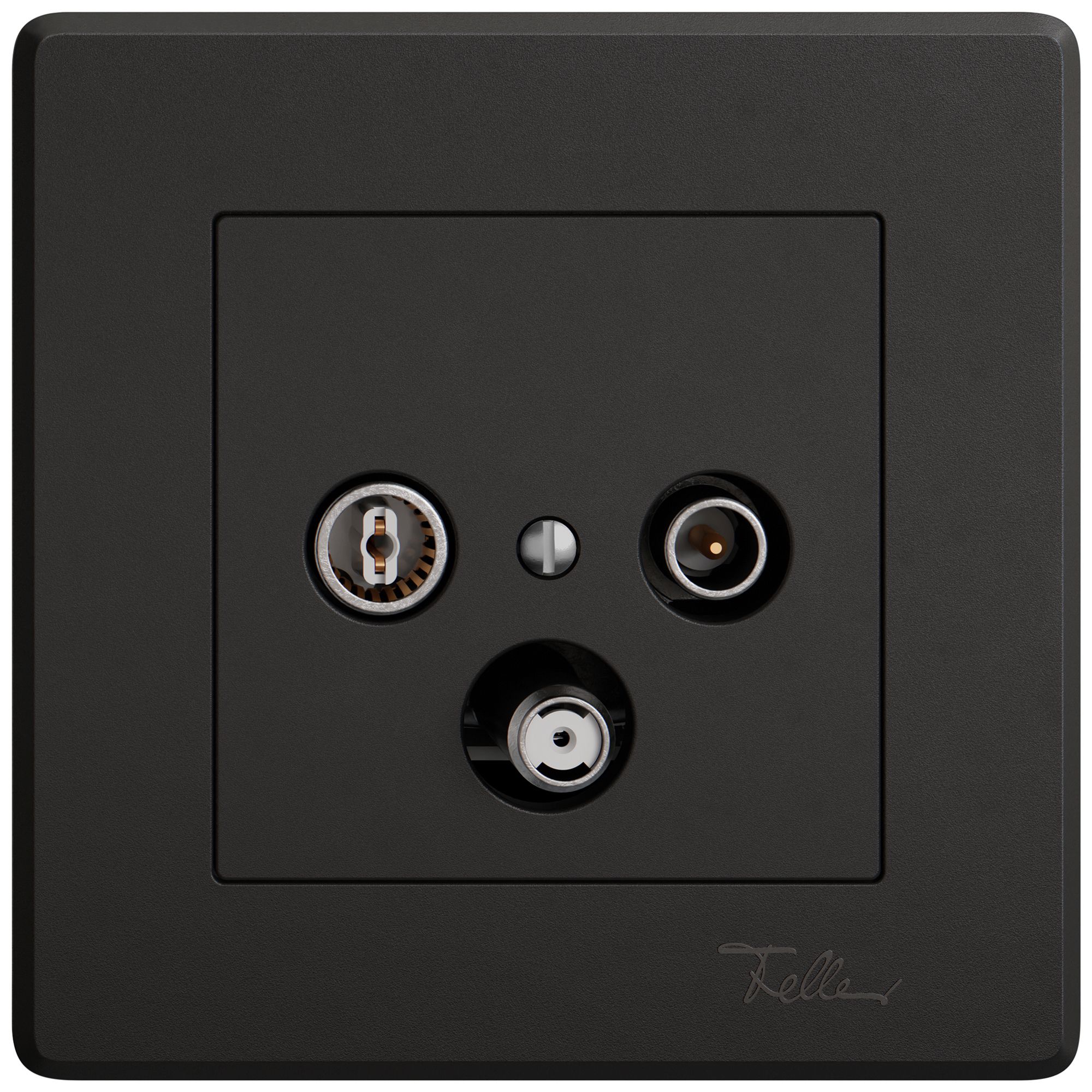 Prise antenne ENC TV-R-SAT EDIZIO.liv SNAPFIX® DB52 prise de dérivation no