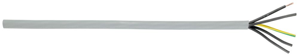 Câble de commande 18x0,5mm² num. s.halog. gr, Dca