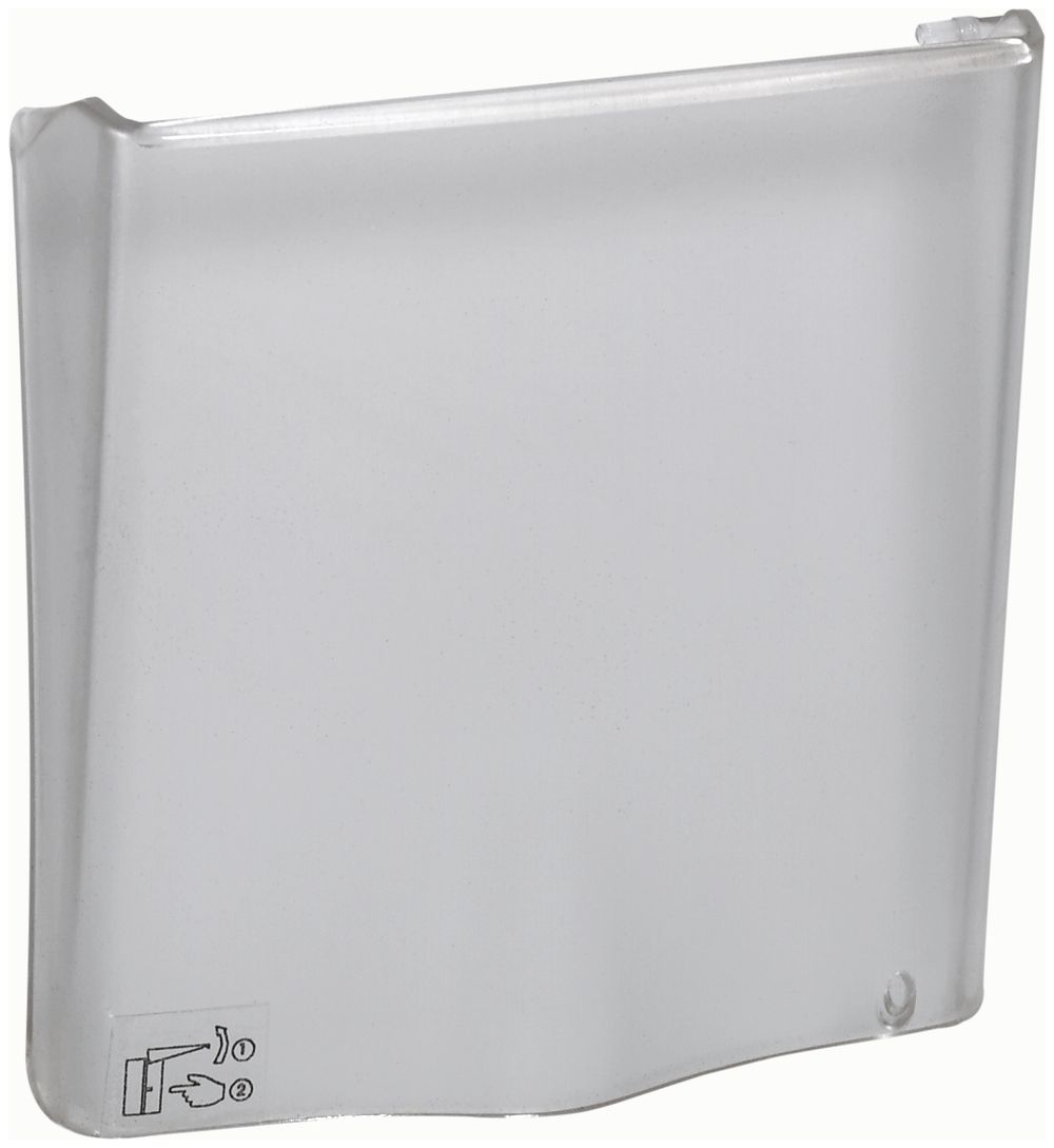 Blende für Alarmtaster transparent