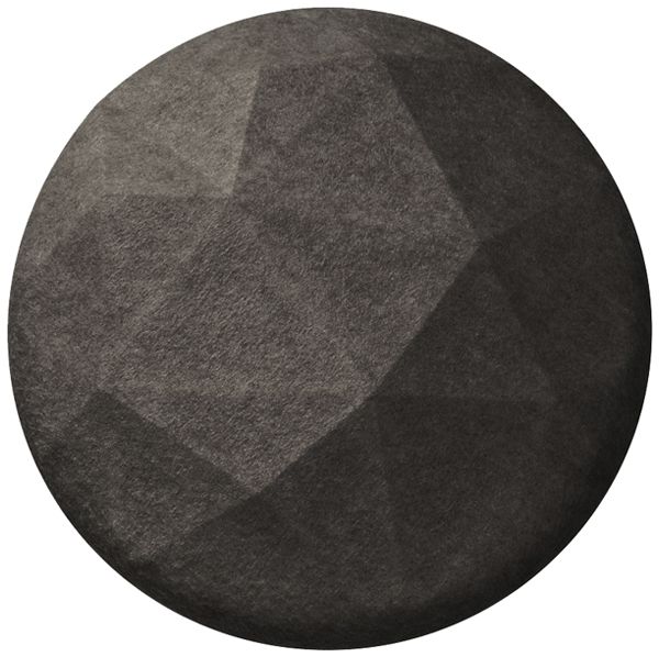 Paralume SLV MANA SHADE ROUND 40 Ø400mm feltro/alluminio grigio