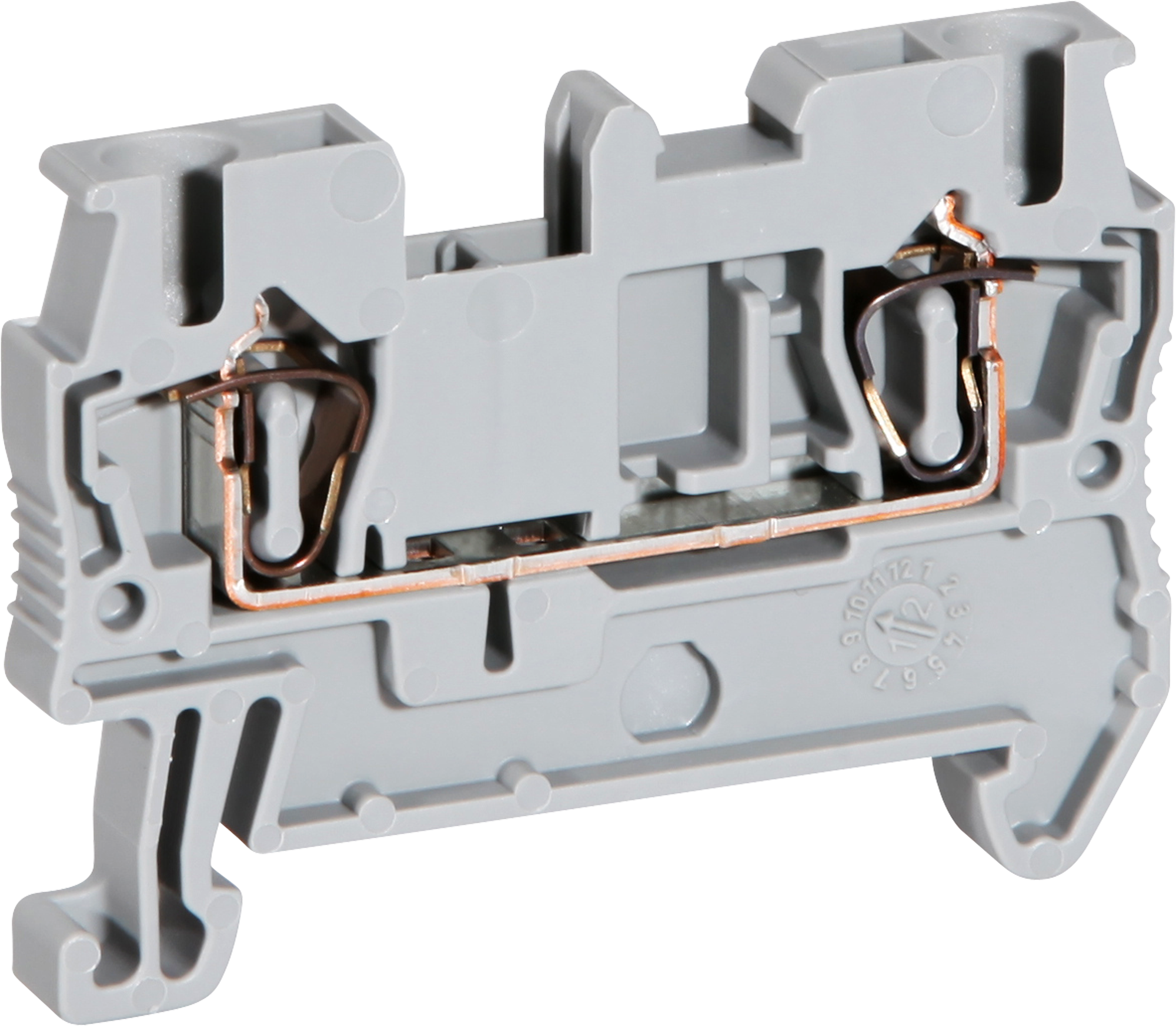 Reihenklemme 0.08…4mm² Zugfederanschluss grau