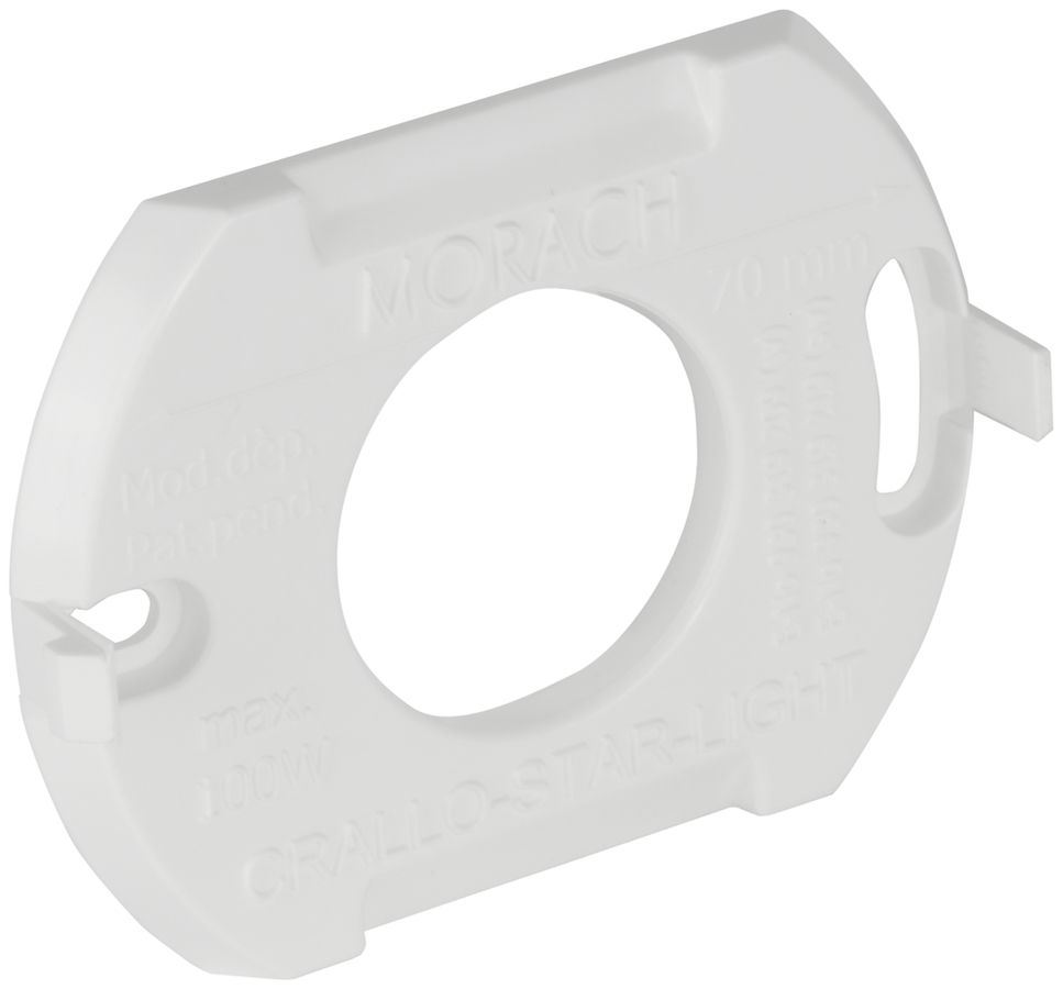 Montageplatte MT Star-Light weiss