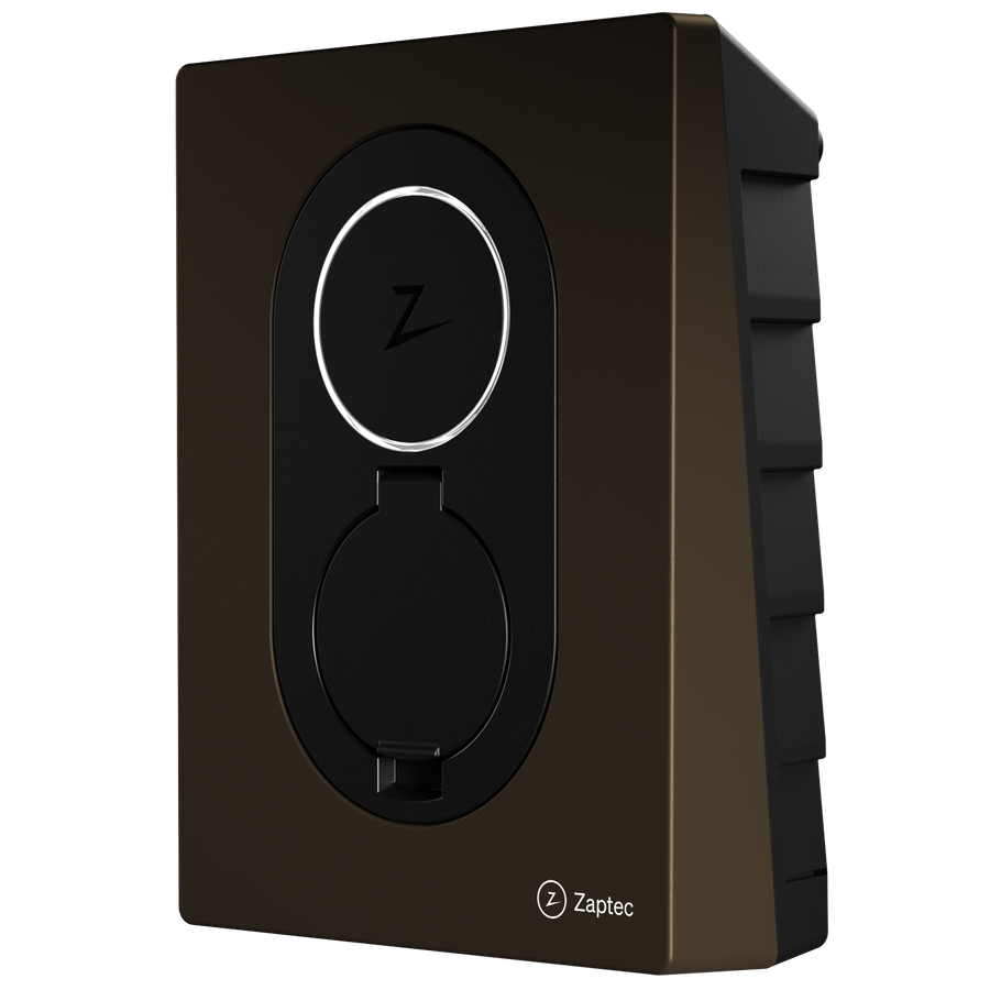 Ladestation Zaptec Go, 22kW, Wood Brown