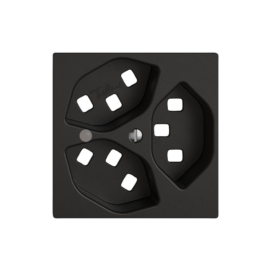 Montageset EDIZIO.liv SNAPFIX® für 3×T23 mit Frontlinse sz