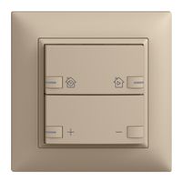 UP-Frontset EDIZIOdue zeptrionAIR Dimmer mit Bez. mit LED sand