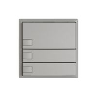 Poussoir universel EDIZIO.liv UNI SNAPFIX® s.LED 3× comm.1T grc