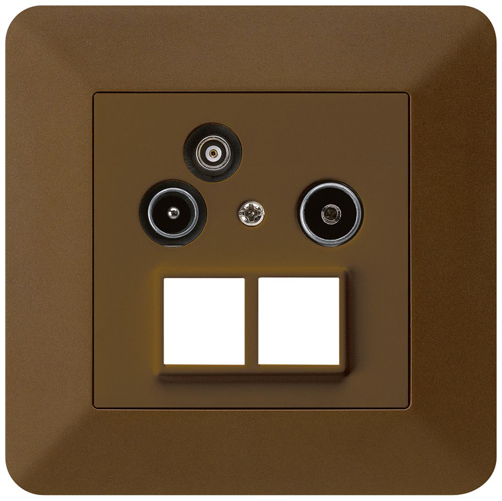 UP-Antennendose R/TV-Daten HMS kallysto.trend 19dB braun