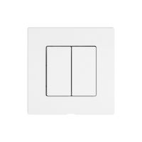 Bedienaufsatz zu Druckschalter EDIZIO.liv Wiser SNAPFIX® 2K 2T ws