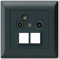 Presa antenna INC R/TV/dati kallysto.line HMS 2GHz 19db nero