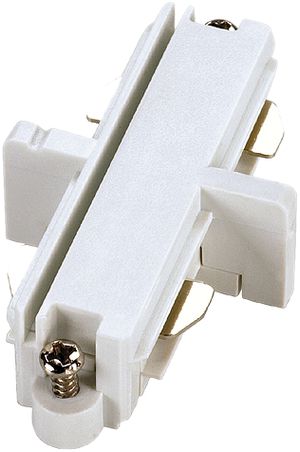 Längsverbinder SLV für 1-Phasen Stromschiene, weiss
