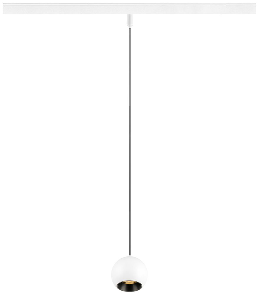 LED-Pendelleuchte SLV LIGHT EYE 2.0 10W 1200lm 3000K DALI Ø75×65mm weiss